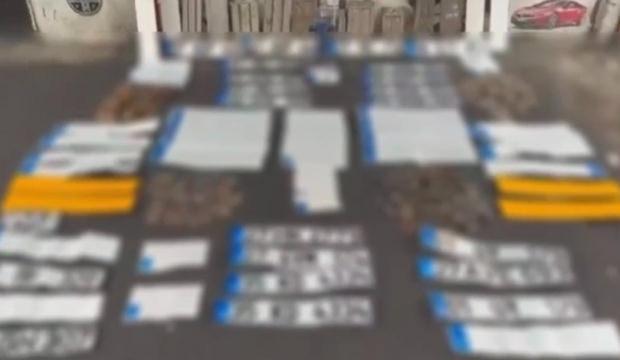 Gaziantep&rsquo;te sahte plaka fabrikasına baskın: Binlerce kalıp ve makine ele ge&ccedil;irildi!
