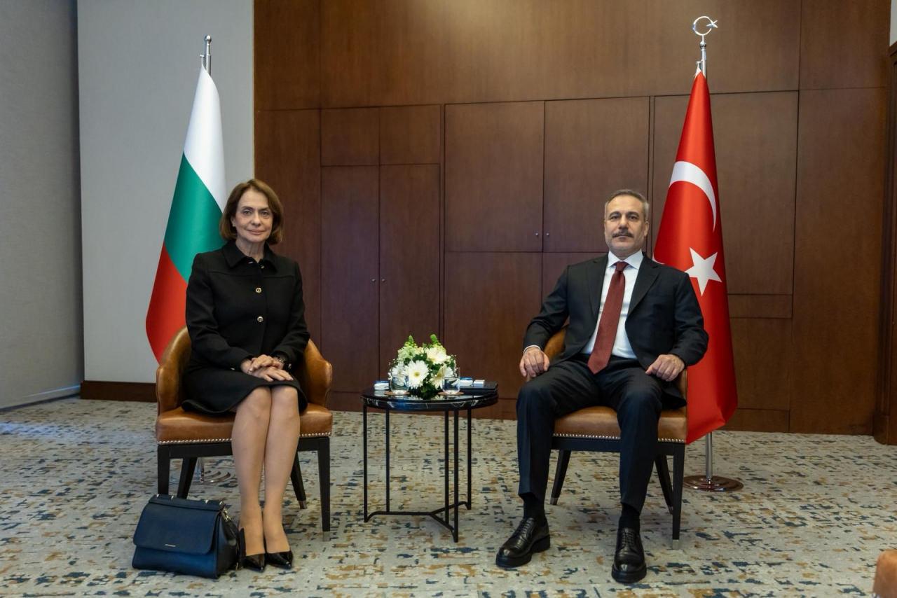 Dışişleri Bakanı Hakan Fidan ve Bulgaristan Dışişleri Bakanı Nadezhda Neynski
