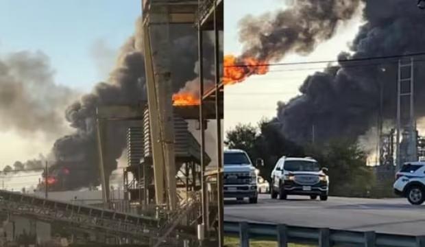 ABD'de petrol tesisinde b&uuml;y&uuml;k patlama! İsrail detayı 