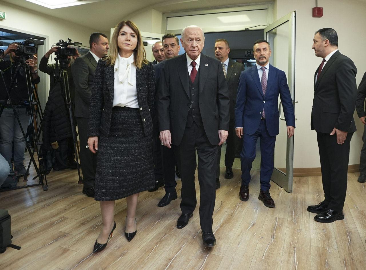 MHP Genel Başkanı Devlet Bahçeli, MHP Genel Merkezinde partisinin Siyaset ve Liderlik Okulunun 23. Dönem Eğitim ve Öğretim Yılı açılış törenine katıldı.
