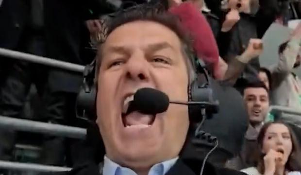 Ferdi gol&uuml; attı, spiker isimleri karıştırdı! 