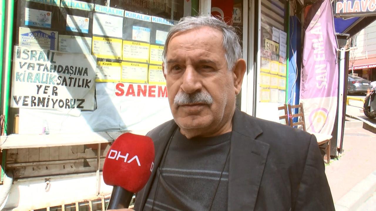 Olayın yaşandığı bölgede emlakçılık yapan Hüseyin San