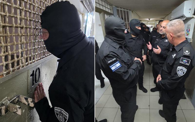 Ulusal Güvenlik Bakanı Itamar Ben-Gvir'in cezaevi ziyaretinden görüntüler