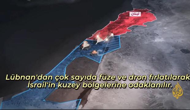 İran ve Hizbullah'tan İsrail'e eş zamanlı f&uuml;ze kıskacı