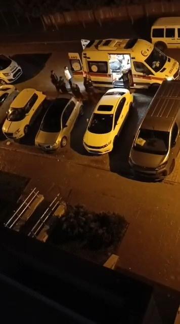 Olay yerine sağlık ve polis ekipleri sevk  edildi. 