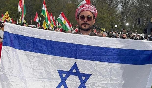 Nevruz kutlamalarında al&ccedil;ak g&ouml;r&uuml;nt&uuml;ler: İsrail bayrağı a&ccedil;ıp, "Netanyahu" sloganı attılar!