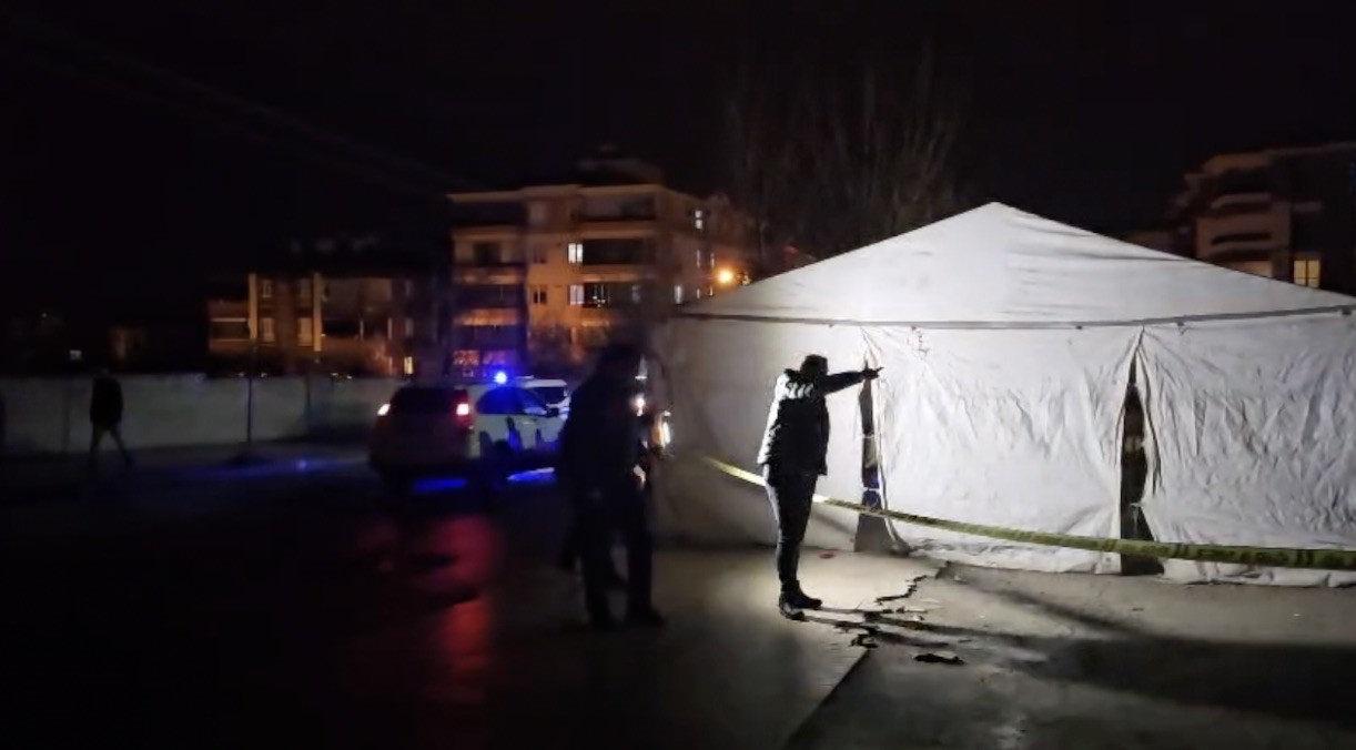 R.Y. simli gencin silahla vurulduğu olay yeri.