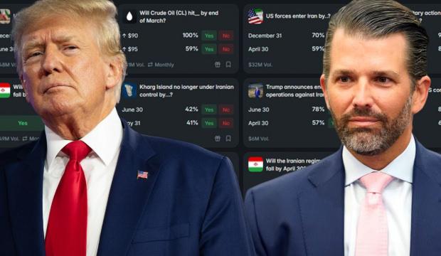 Savaş &uuml;zerinden servet...İran krizinde bahis skandalı! Trump'ın oğlu da aralarında