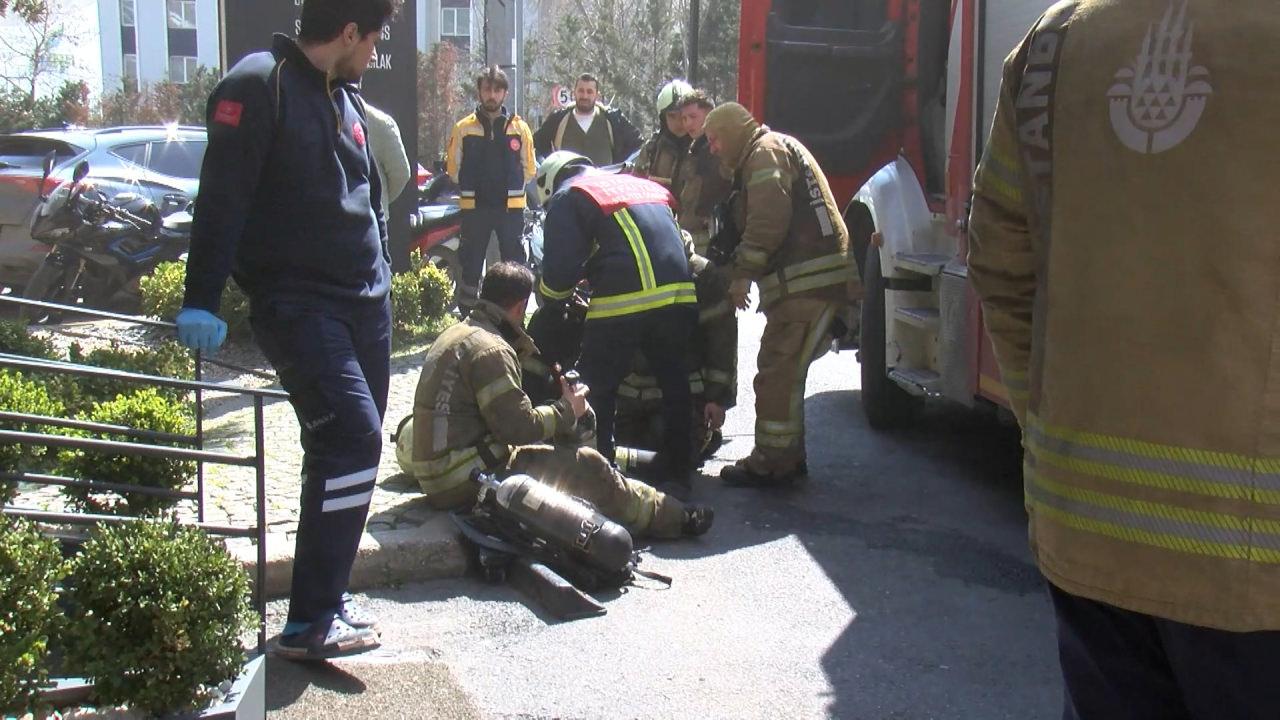 Yangın yerinden görüntüler