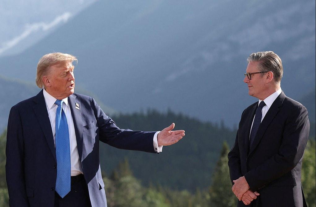 ABD Başkanı Donald Trump ve İngiltere Başbakanı Keir Starmer