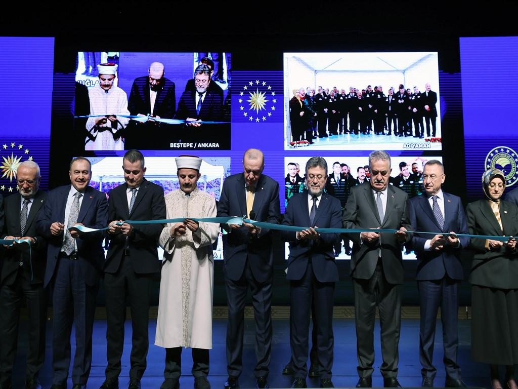 Devlet Su İşleri tarafından tamamlanan 563 tesisin toplu açılış töreni