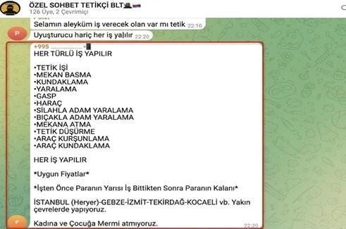 Operasyonda 44 kişi için gözaltı talimatı verildi.