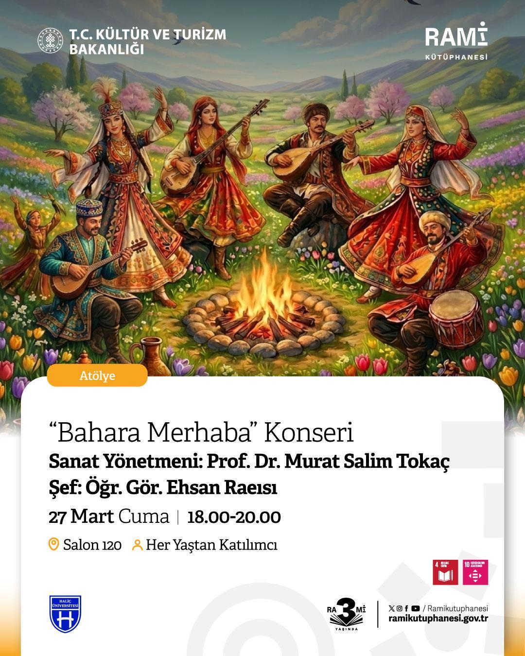 Haliç Üniversitesi öğrencileri “Bahara Merhaba”  konserinde sahne aldı.