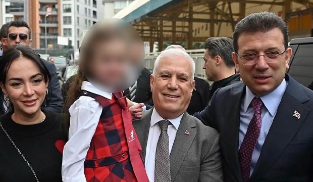 Mustafa Bozbey, kızı Side Bozbey ve Ekrem İmamoğlu