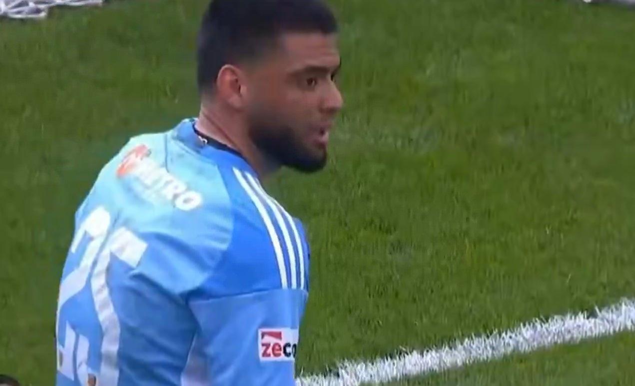 Golden sonra Kayserispor kalecisi Bilal Bayazıt'ın yaşadığı şaşkınlık | Görüntü yayıncı kuruluş beIN Sports'tan alındı 