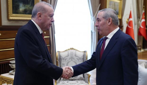 Cumhurbaşkanı Erdoğan, Filistin Devlet Başkan Yardımcısı H&uuml;seyin eş-Şeyh'i kabul etti