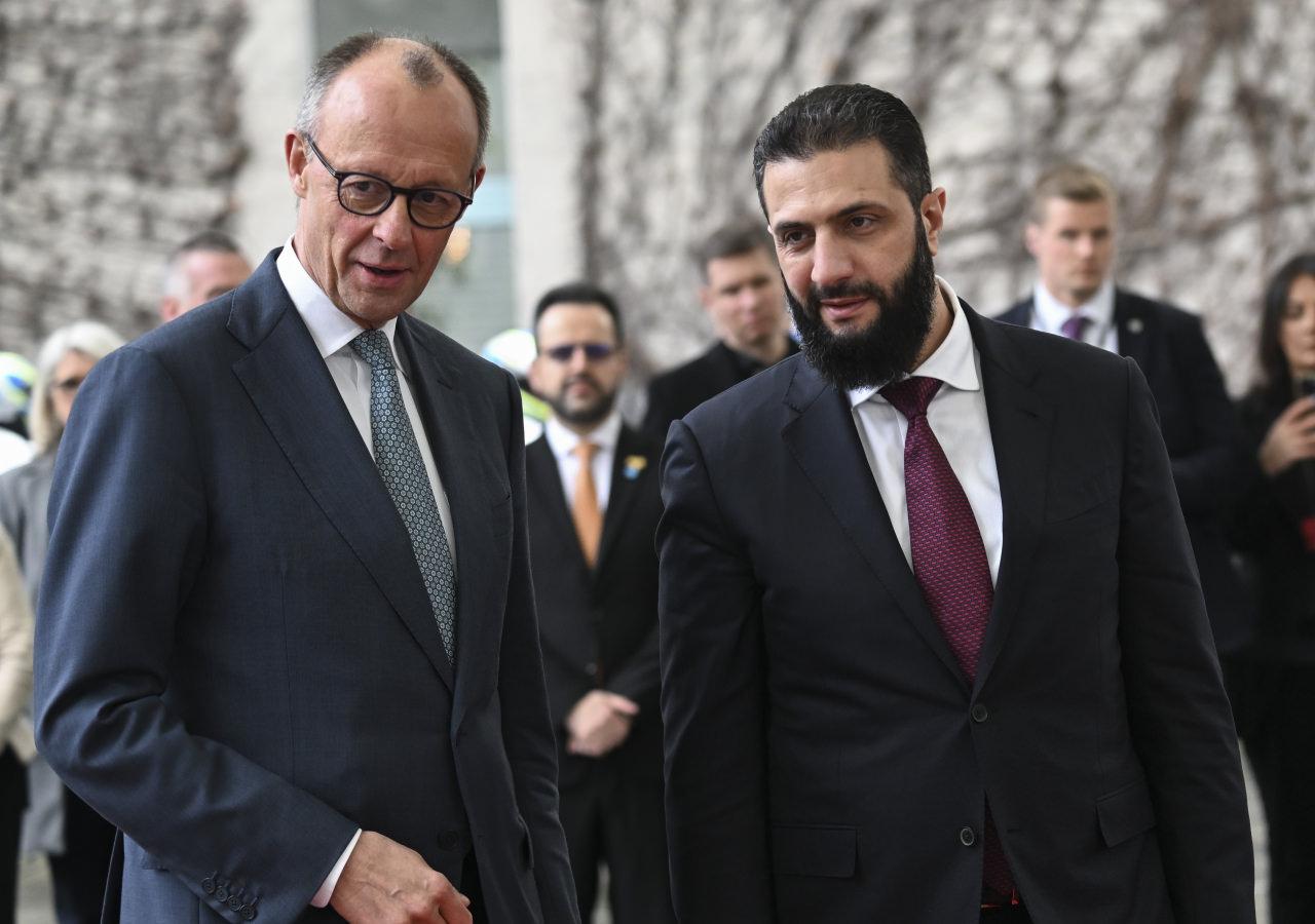 Ahmet Şara ve Friedrich Merz