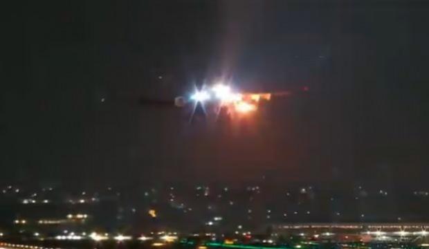 Havada can pazarı! Kalkış sırasında motor alev aldı