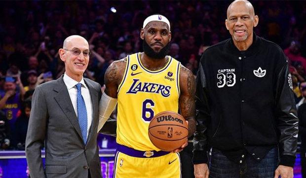NBA'de LeBron James şov!  Kareem Abdul-Jabbar&rsquo;ı yakaladı