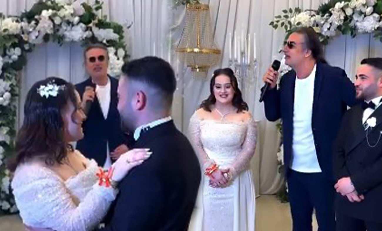 G&ouml;n&uuml;lleri fethetti: Şarkıcı &Ccedil;elik takip&ccedil;isinin d&uuml;ğ&uuml;n&uuml;ne katıldı! 