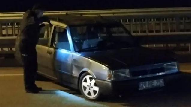 16 yaşındaki T.T.'ye çarpan araba.