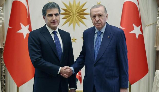 Son Dakika: Erdoğan'dan Ne&ccedil;irvan Barzani ile kritik g&ouml;r&uuml;şme