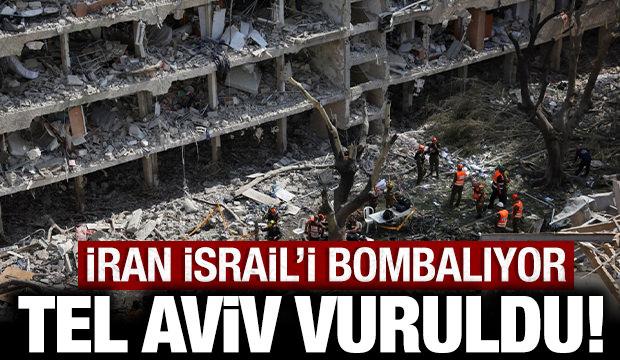 Son dakika haberi: İran İsrail'i &ccedil;ok sert vuruyor: Tel Aviv'de sirenler &ccedil;alıyor!