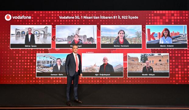 Vodafone, 1 Nisan&rsquo;da 81 il ve 922 il&ccedil;ede  5G sinyalini aynı anda verecek