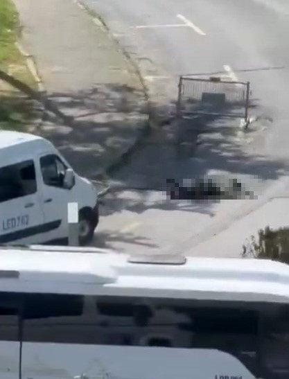 Çatışma anından görüntüler