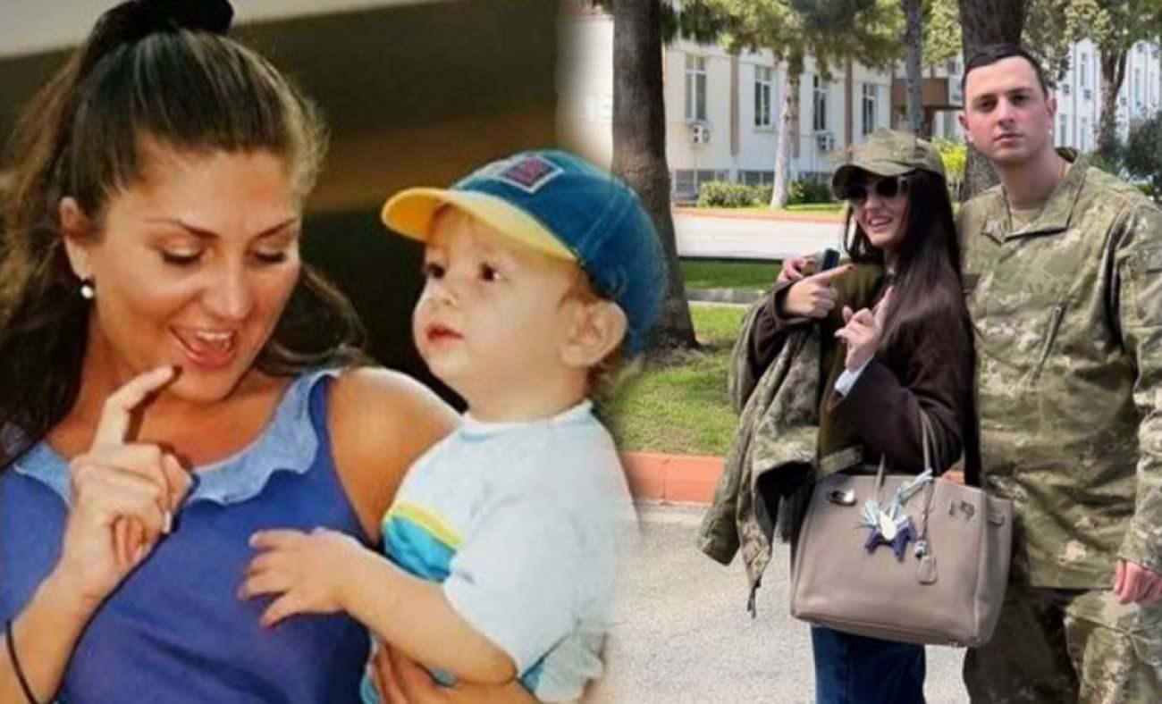 Sibel Can'ın oğlu vatani g&ouml;revini yerine getirmek i&ccedil;in gitti! Ablası yalnız bırakmadı