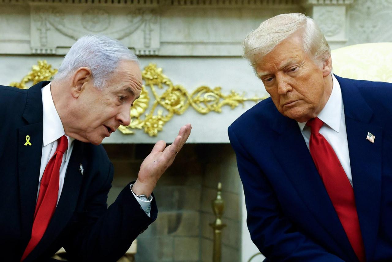 İsrail Başbakanı Binyamin Netanyahu ve ABD Başkanı Donald Trump