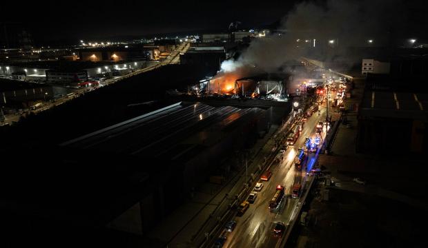 Ankara'da fabrikada yangın