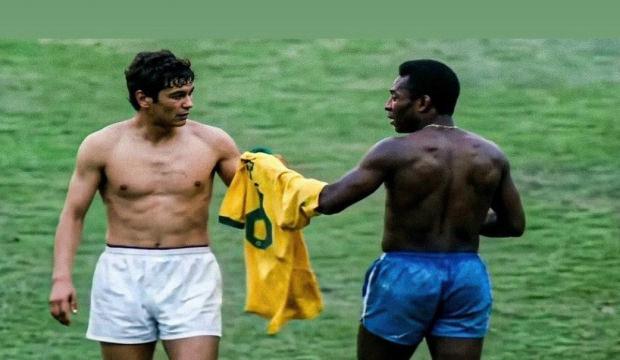 Bir fotoğrafa sığan tarih: İki efsane, Pele ve Lucescu yan yana
