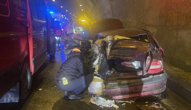 Bolu Dağı T&uuml;neli'nde korkutan kaza: &Ccedil;ok sayıda yaralı var!