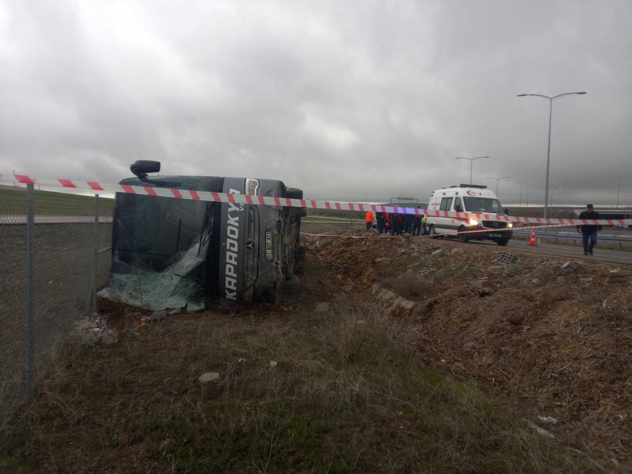 Kaza yeri görüntüsü