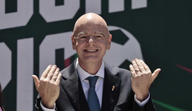 FIFA Başkanı Gianni Infantino 'T&uuml;rkiye' tezah&uuml;ratı yaptı! 'Tarih yazacaksınız'