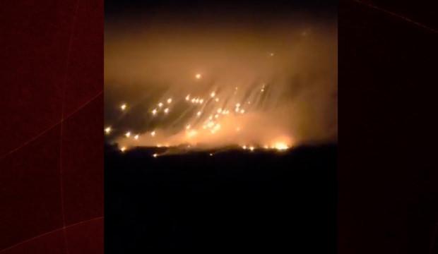 İsrail, L&uuml;bnan'ı yasaklı fosfor bombasıyla vurdu