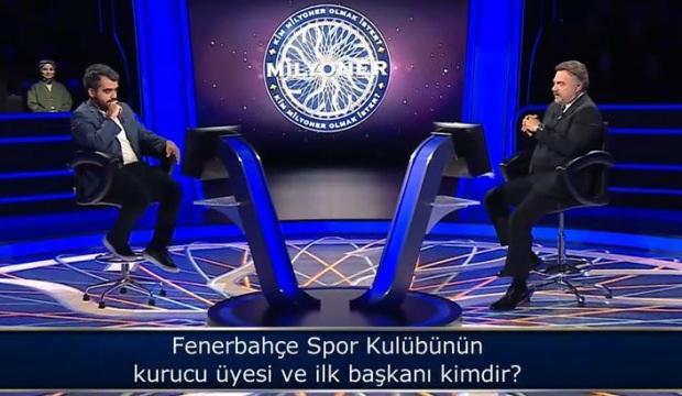 Kim Milyoner Olmak İster&rsquo;de 1 Milyon TL&rsquo;lik final sorusu Fenerbah&ccedil;e&rsquo;ye &ccedil;ıktı!