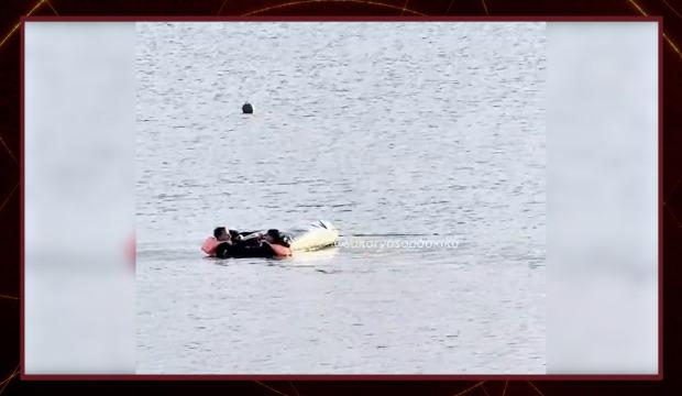 Sapanca G&ouml;l&uuml;&rsquo;nde bot alabora oldu: Yardımlarına Kano Milli Takımı yetişti