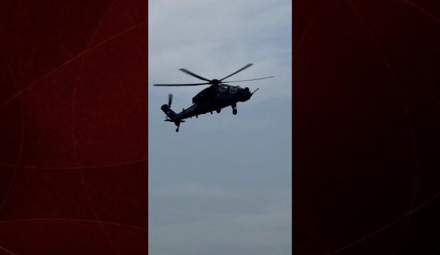 T&uuml;rk savunma sanayisinin gururu ATAK  helikopteri Nijerya semalarında g&ouml;r&uuml;nt&uuml;lendi