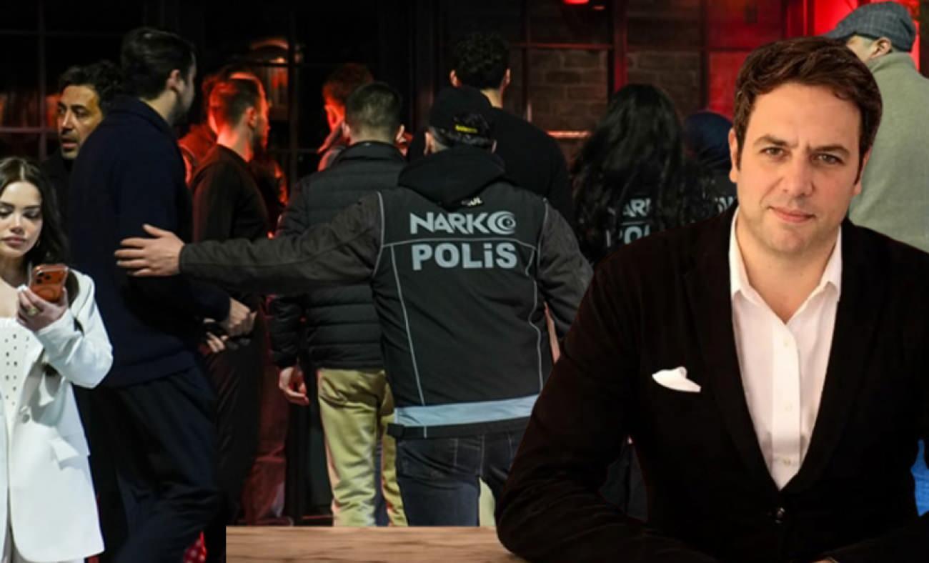 &Uuml;nl&uuml;lerin bulunduğu mekana uyuşturucu operasyonu! Narkotik ekipleri arama yaptı