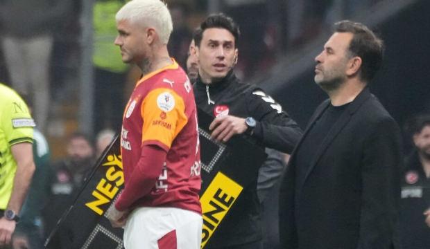 1-1 sonrası Okan Buruk'a Icardi eleştirisi! 'Neden kolay vazge&ccedil;iyorsun' diyerek &ccedil;ıkıştı