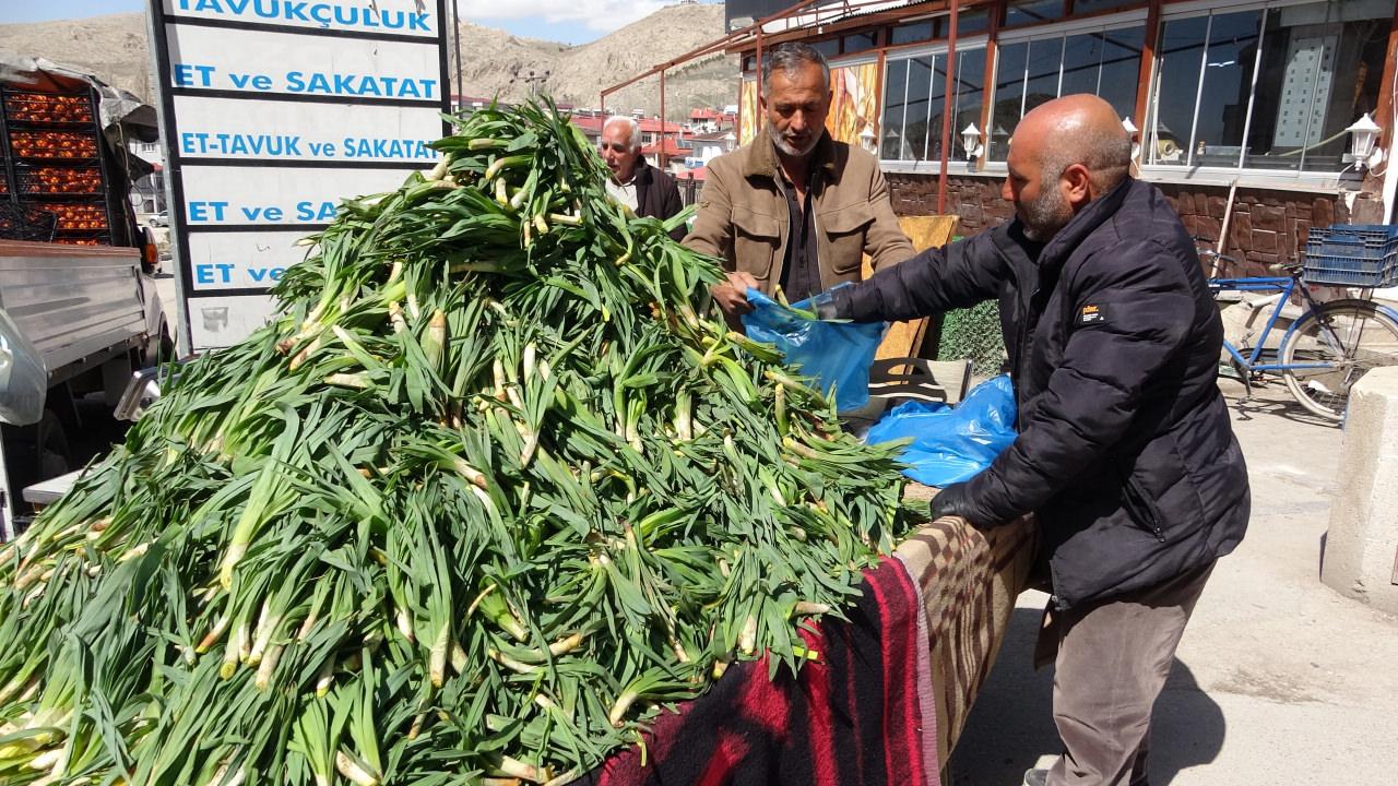 Van'da şifa kaynağı ‘çiriş otu' tezgahlardaki yerini aldı.