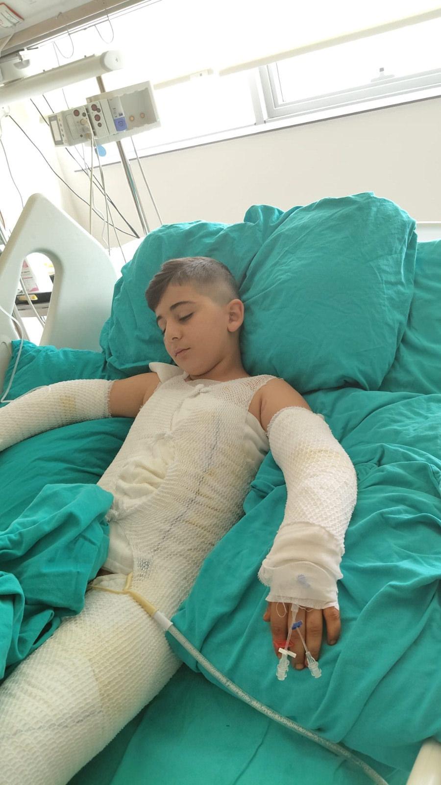 Akıma kapılarak ağır yaralanan Ahmet Kurt (8)