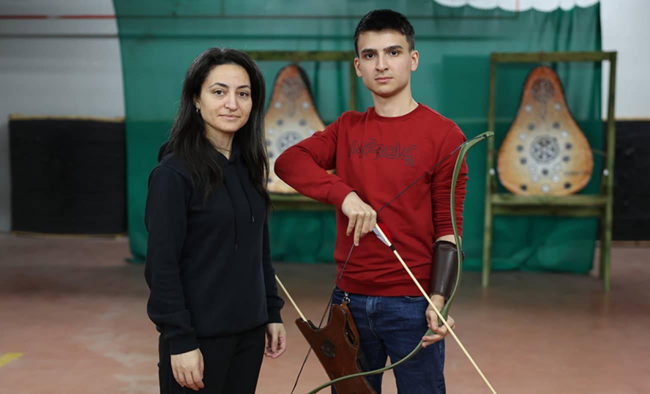 Ok atmayı &ouml;ğrendi, tarihi dizilerde rol kaptı 