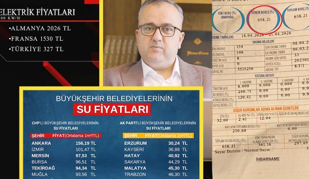 Mansur Yavaş karnesi! İl il su ve ulaşım fiyatlarını karşılaştırdı