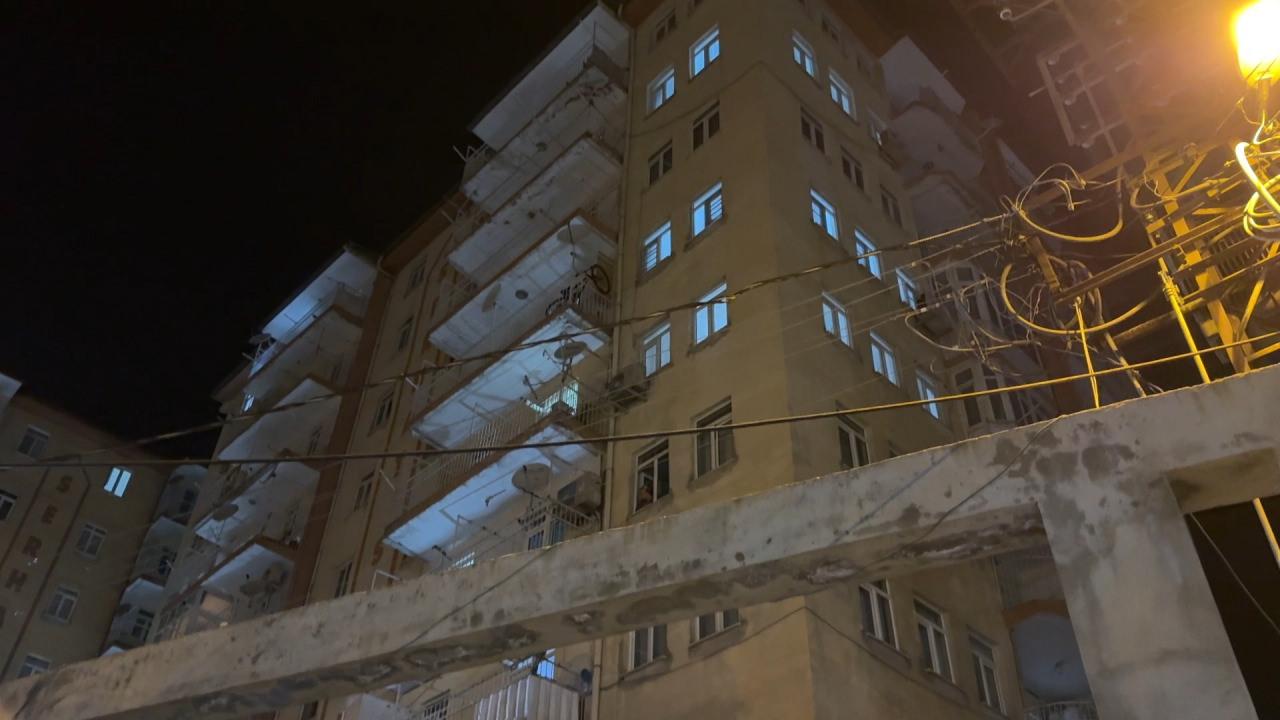 Cinayet ve yaralama olayının yaşandığı ev.