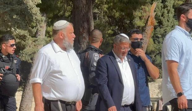 İsrailli siyonist Bakan Ben-Gvir Mescid-i Aksa'da tahriklerine devam ediyor