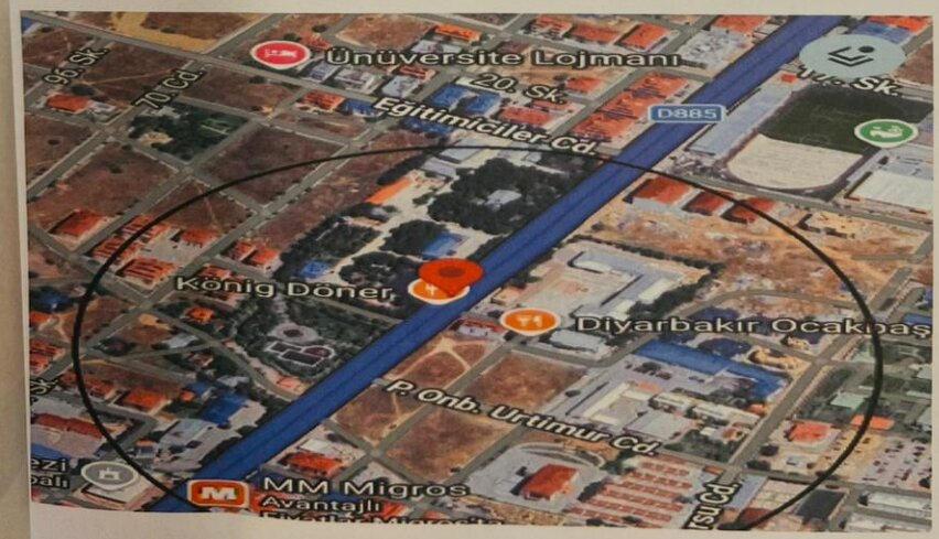 Abarakov'un HTS kayıtları incelendiğinde telefonu şehir merkezinde baz verdi