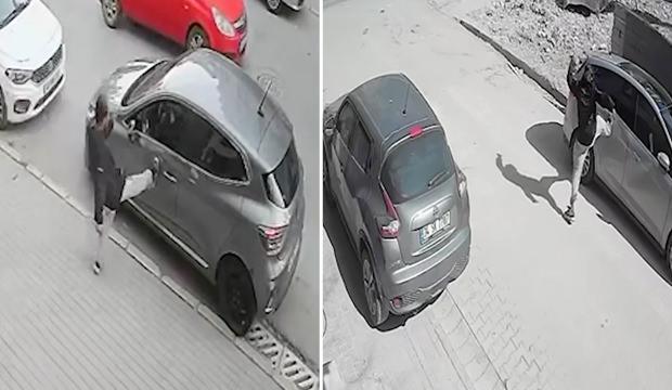 Avcılar&rsquo;da otomobil ter&ouml;r&uuml;: &Ccedil;ok sayıda araca tekmeleyerek zarar verdi